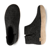 glerups Filzstiefel mit Ledersohle Filzstiefel mit Ledersohle Anthrazit