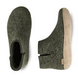 glerups Filzstiefel mit Ledersohle Filzstiefel mit Ledersohle Forest