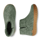 glerups Filzstiefel mit Naturkautschuksohle Filzstiefel mit Naturkautschuk 14 Moss