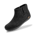 glerups Filzstiefel mit Naturkautschuksohle - schwarz Filzstiefel mit Naturkautschuk Anthrazit