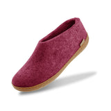 glerups Hausschuhe mit Naturkautschuksohle - honey Hausschuhe mit Naturkautschuk Cranberry