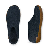 glerups Hausschuhe mit Naturkautschuksohle - honey Hausschuhe mit Naturkautschuk Denim