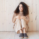 glerups Pantoffel mit Ledersohle Pantoffel mit Ledersohle Chestnut