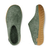 glerups Pantoffel mit Naturkautschuksohle - honey Pantoffel mit Naturkautschuk 14 Moss