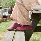 glerups Pantoffel mit Naturkautschuksohle - honey Pantoffel mit Naturkautschuk Cranberry