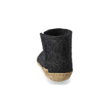 glerups Filzstiefel junior Filzstiefel mit Ledersohle Anthrazit