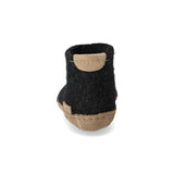 glerups Filzstiefel kinder Filzstiefel mit Ledersohle Anthrazit