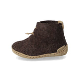 glerups Filzstiefel kinder Filzstiefel mit Ledersohle Braun