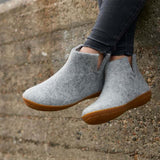 glerups Filzstiefel mit Naturkautschuksohle Filzstiefel mit Naturkautschuk Grau