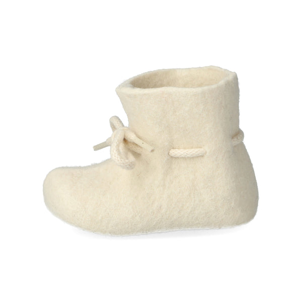 glerups Baby Filzstiefel Baby Weiß