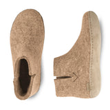 glerups Filzstiefel mit Ledersohle Filzstiefel mit Ledersohle 12 Sand