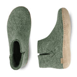 glerups Filzstiefel mit Ledersohle Filzstiefel mit Ledersohle 14 Moss