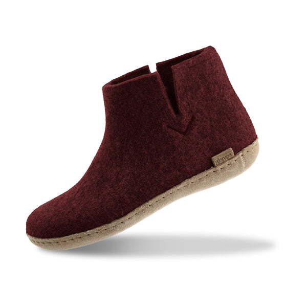glerups Filzstiefel mit Ledersohle Filzstiefel mit Ledersohle 15 Beet