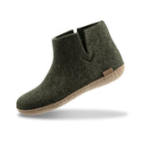 glerups Filzstiefel mit Ledersohle Filzstiefel mit Ledersohle Forest