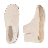 glerups Filzstiefel mit Ledersohle Filzstiefel mit Ledersohle Weiß