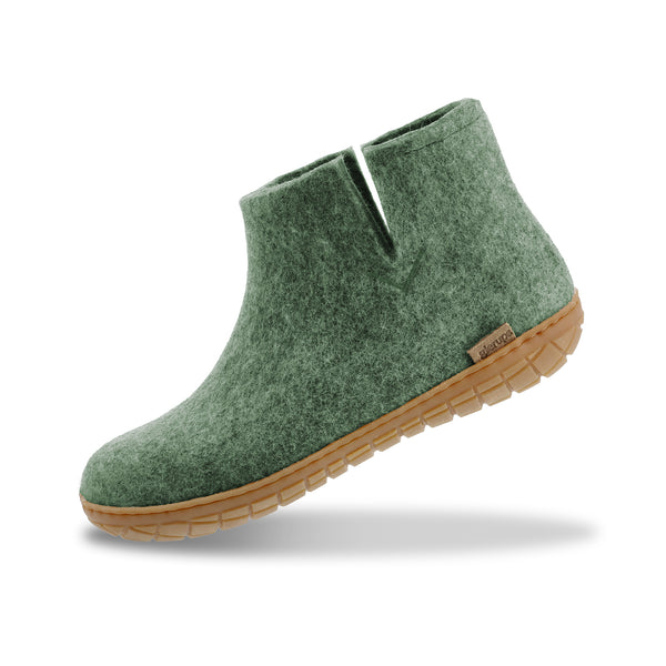 glerups Filzstiefel mit Naturkautschuksohle Filzstiefel mit Naturkautschuk 14 Moss
