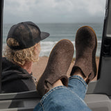 glerups Filzstiefel mit Naturkautschuksohle Filzstiefel mit Naturkautschuk Chestnut