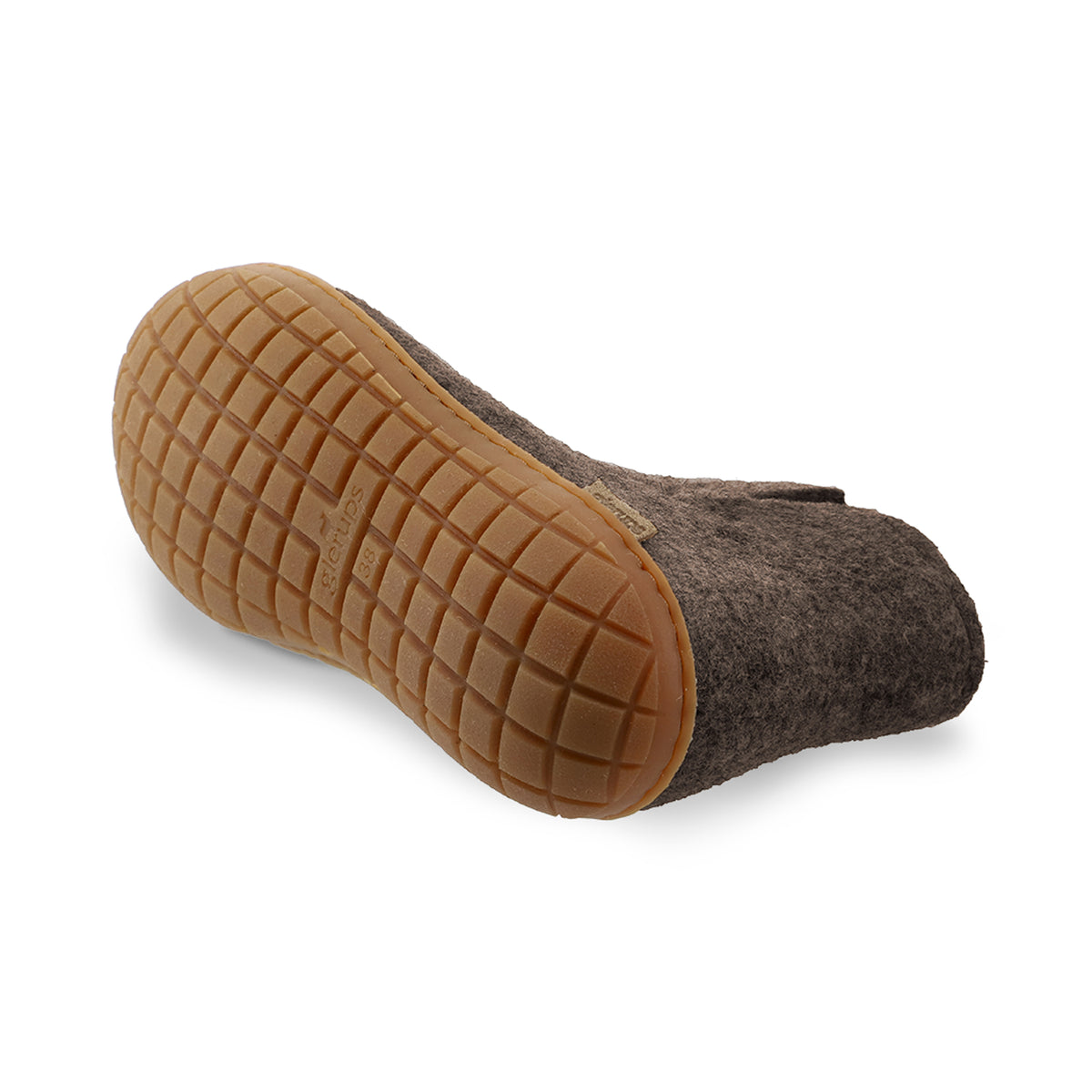 glerups Filzstiefel mit Naturkautschuksohle Filzstiefel mit Naturkautschuk Chestnut
