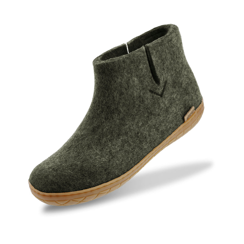 glerups Filzstiefel mit Naturkautschuksohle Filzstiefel mit Naturkautschuk Forest