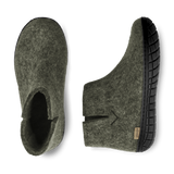 glerups Filzstiefel mit Naturkautschuksohle - schwarz Filzstiefel mit Naturkautschuk Forest