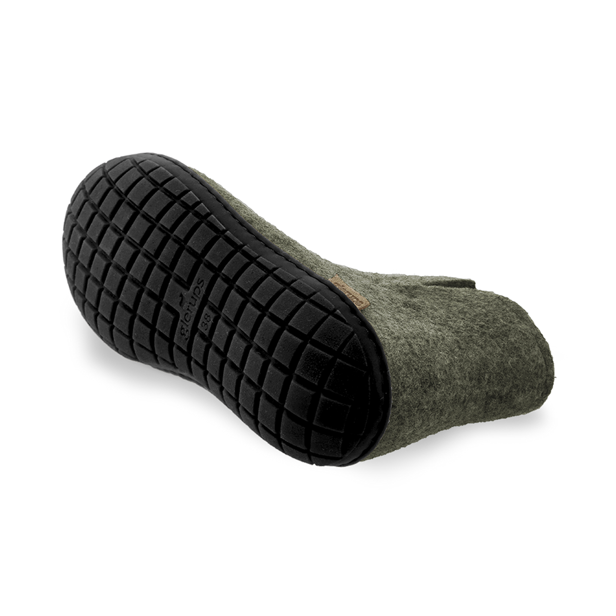 glerups Filzstiefel mit Naturkautschuksohle - schwarz Filzstiefel mit Naturkautschuk Forest