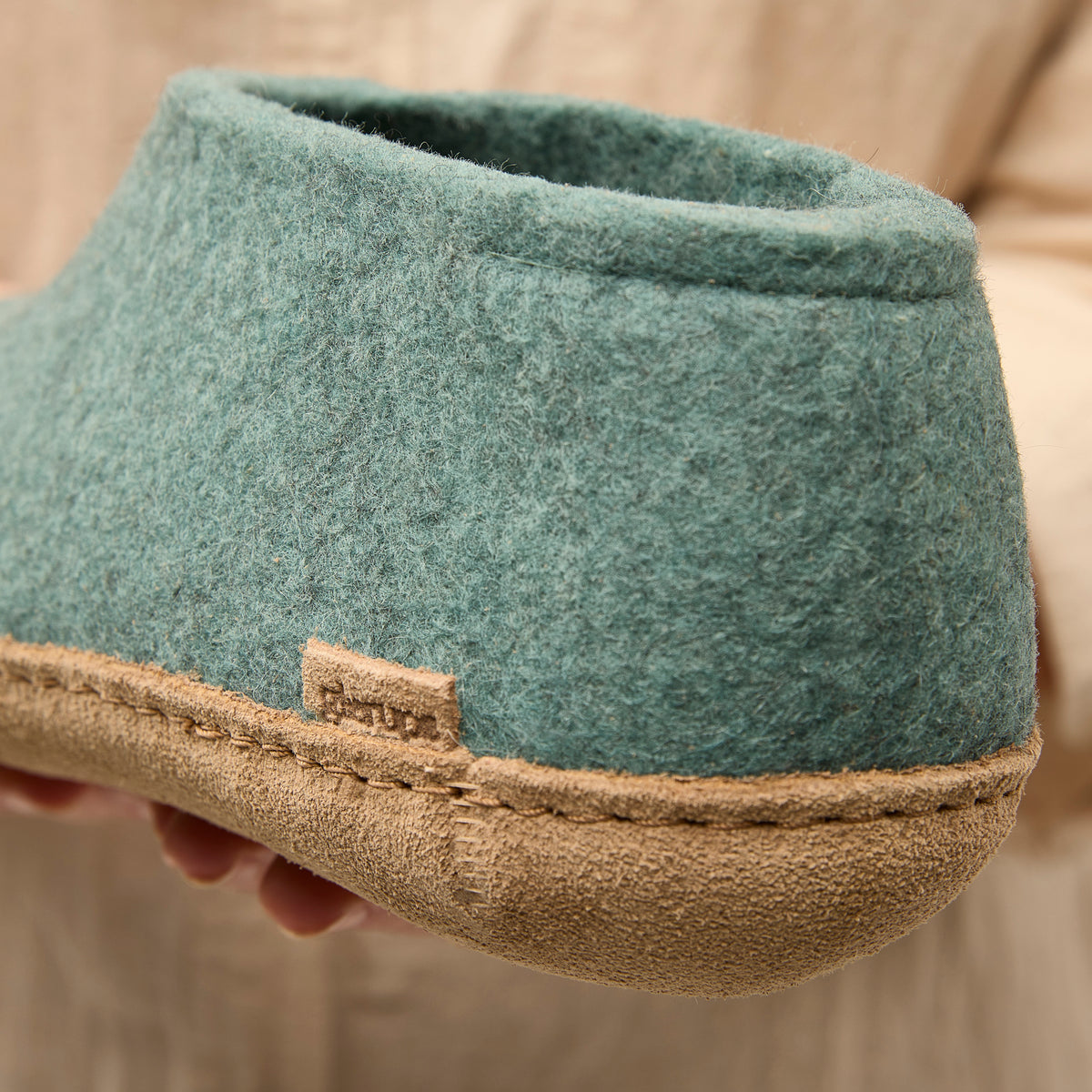 glerups Hausschuhe mit Ledersohle Hausschuhe mit Ledersohle 11 North Sea