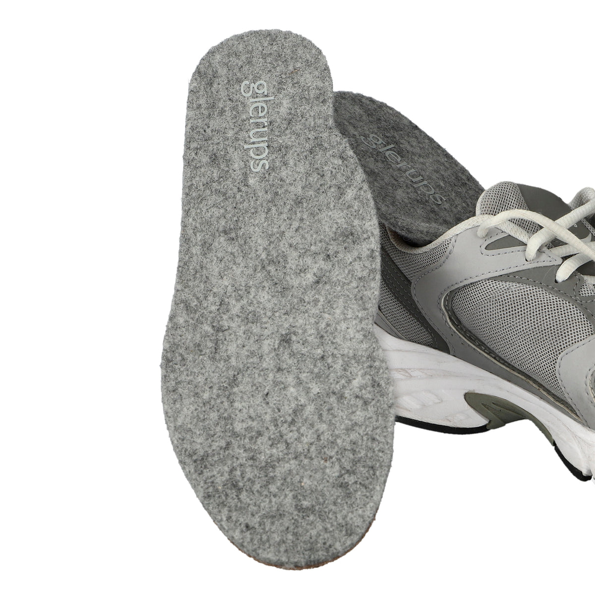 glerups Innersole 5mm, Arch Relax Filzsohle Grau