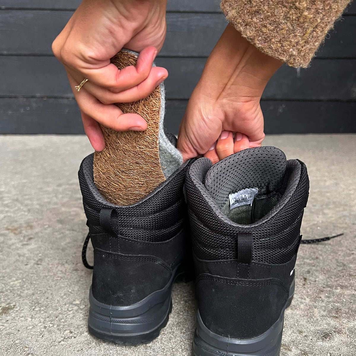 glerups Innersole 5mm, Arch Relax Filzsohle Grau