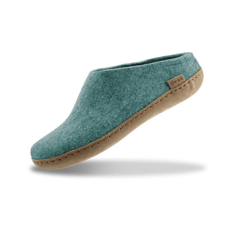 glerups Pantoffel mit Ledersohle Pantoffel mit Ledersohle 11 North Sea
