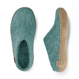 glerups Pantoffel mit Ledersohle Pantoffel mit Ledersohle 11 North Sea