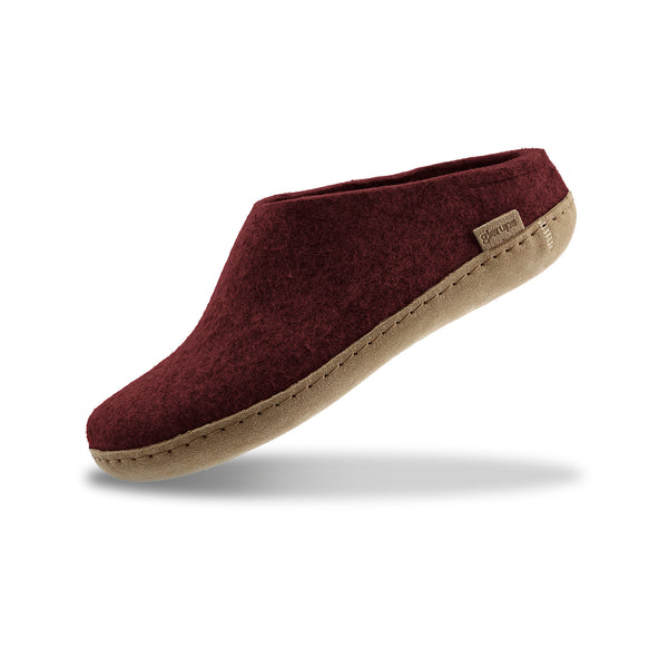 glerups Pantoffel mit Ledersohle Pantoffel mit Ledersohle 15 Beet