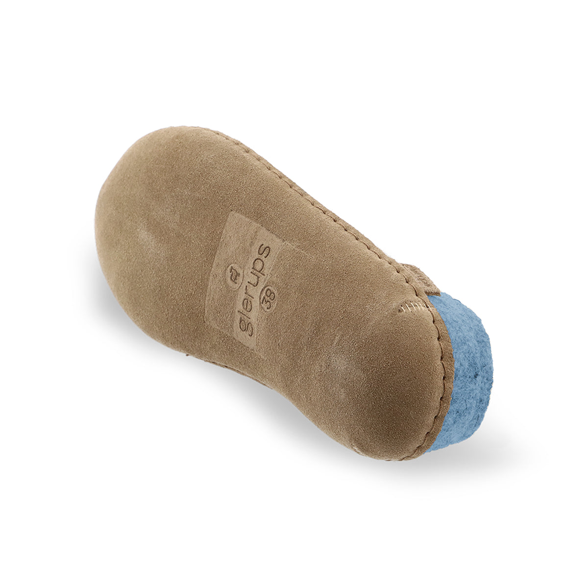 glerups Pantoffel mit Ledersohle Pantoffel mit Ledersohle 17 Sky