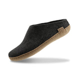 glerups Pantoffel mit Ledersohle Pantoffel mit Ledersohle Anthrazit