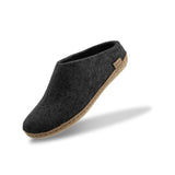 glerups Pantoffel mit Ledersohle Pantoffel mit Ledersohle Anthrazit