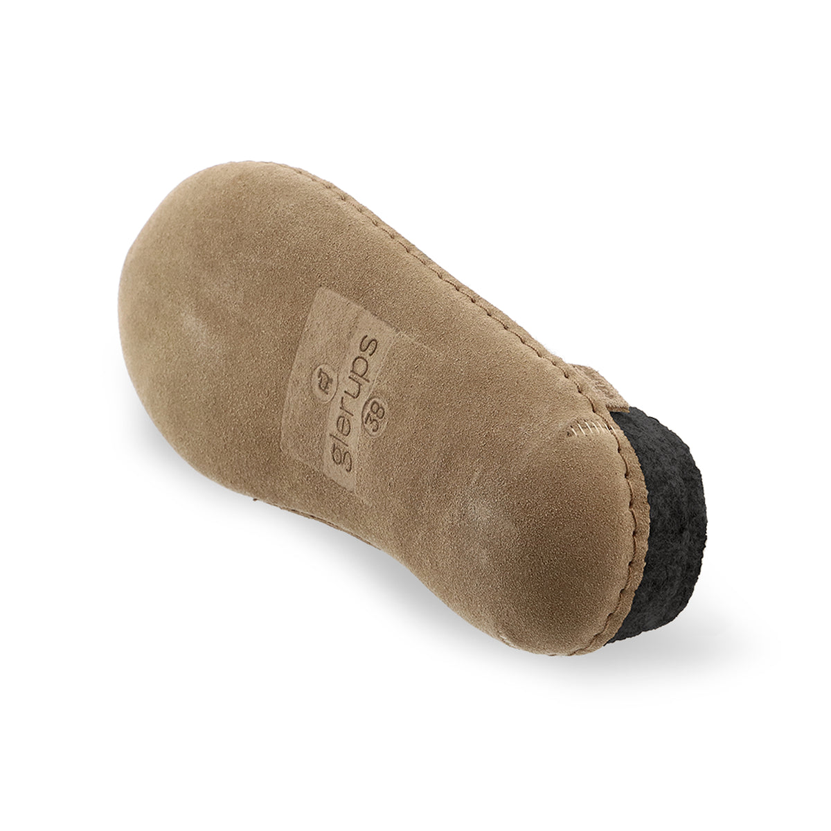 glerups Pantoffel mit Ledersohle Pantoffel mit Ledersohle Anthrazit