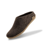 glerups Pantoffel mit Ledersohle Pantoffel mit Ledersohle Braun