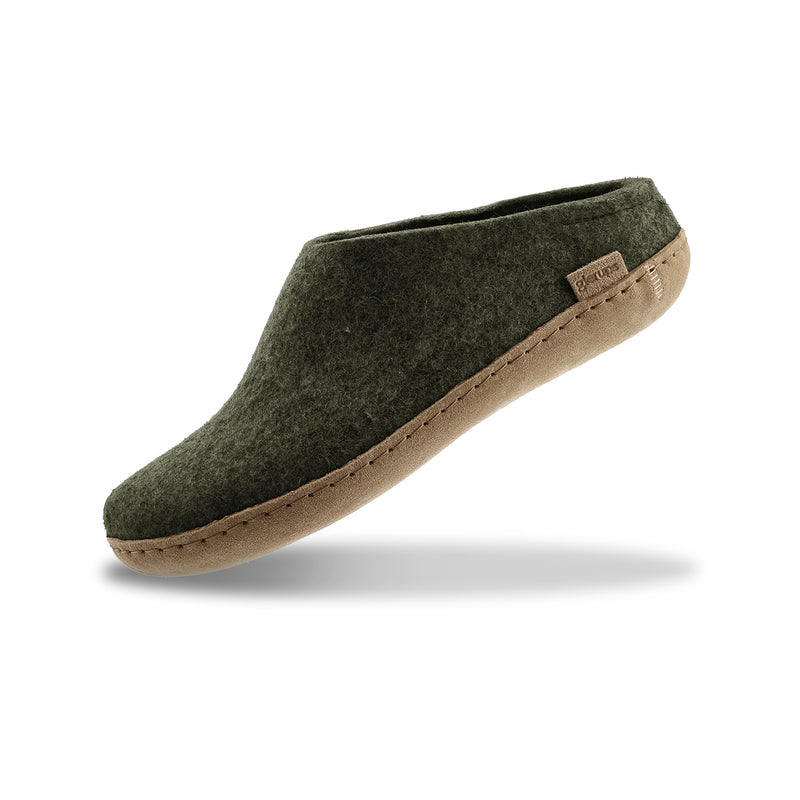 glerups Pantoffel mit Ledersohle Pantoffel mit Ledersohle Forest