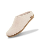 glerups Pantoffel mit Ledersohle Pantoffel mit Ledersohle Weiß