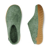 glerups Pantoffel mit Naturkautschuksohle - honey Pantoffel mit Naturkautschuk 14 Moss