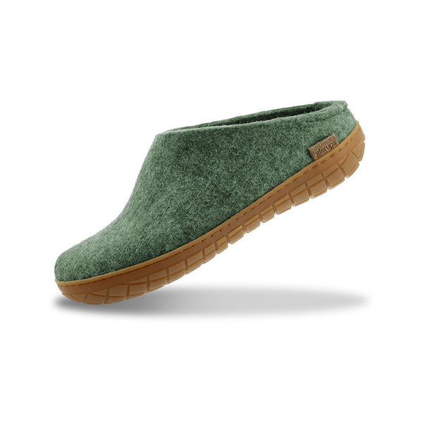 glerups Pantoffel mit Naturkautschuksohle - honey Pantoffel mit Naturkautschuk 14 Moss