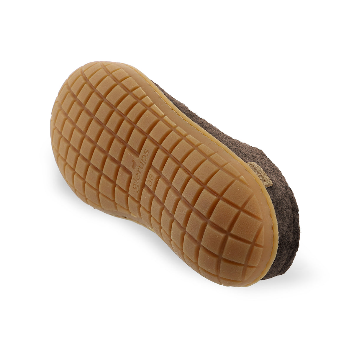 glerups Pantoffel mit Naturkautschuksohle - honey Pantoffel mit Naturkautschuk Chestnut