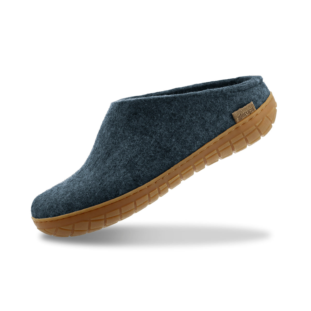 glerups Pantoffel mit Naturkautschuksohle - honey Pantoffel mit Naturkautschuk Denim