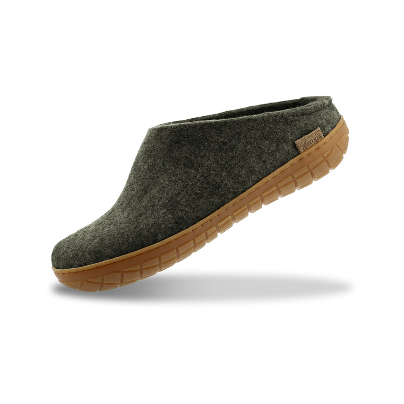 glerups Pantoffel mit Naturkautschuksohle - honey Pantoffel mit Naturkautschuk Forest