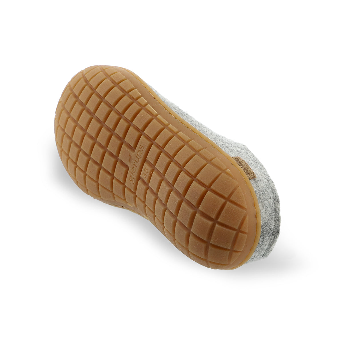 glerups Pantoffel mit Naturkautschuksohle - honey Pantoffel mit Naturkautschuk Grau