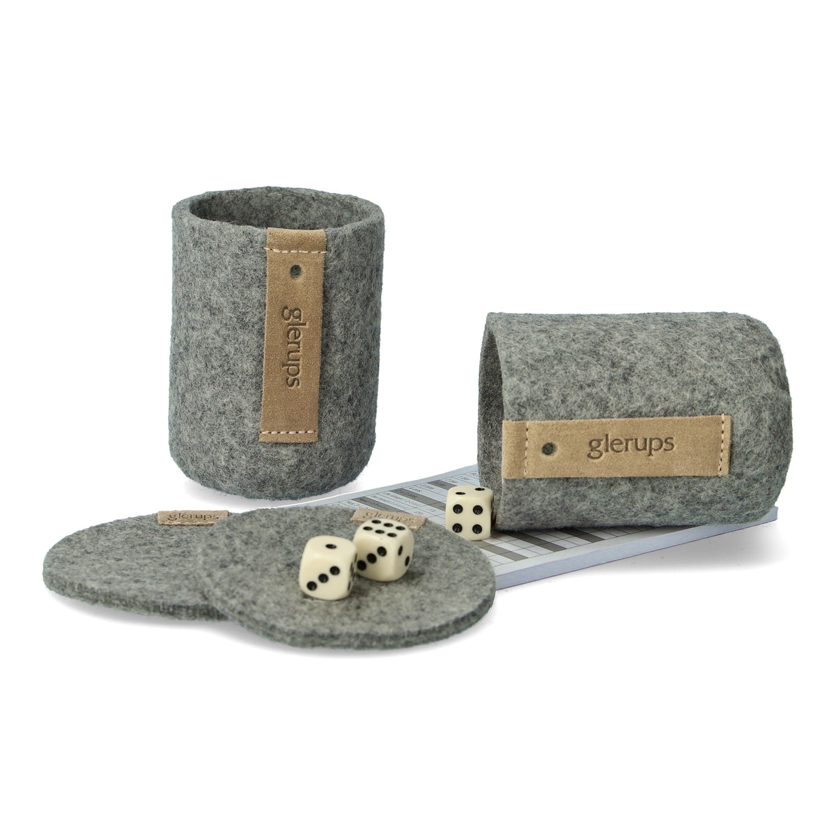 glerups Quietzy Doppeltes set Accessories Grau