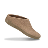 glerups Pantoffel mit Ledersohle Pantoffel mit Ledersohle 12 Sand