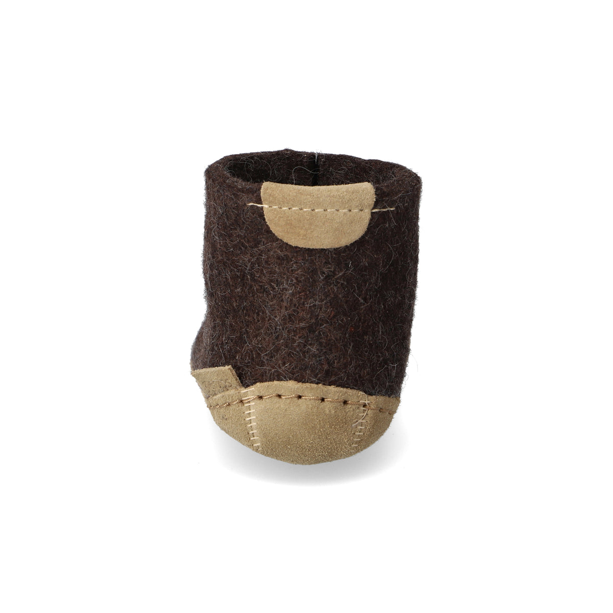 glerups Filzstiefel kinder Filzstiefel mit Ledersohle Braun