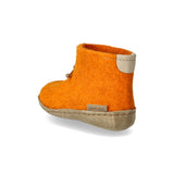 glerups Filzstiefel kinder Filzstiefel mit Ledersohle 22 Orange