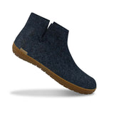 glerups Filzstiefel mit Naturkautschuksohle Filzstiefel mit Naturkautschuk Denim