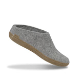 glerups Pantoffel mit Ledersohle Pantoffel mit Ledersohle Grau